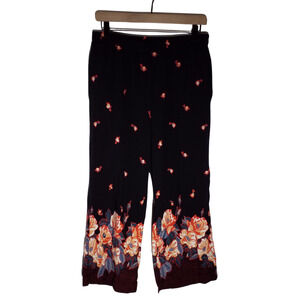 Ett:twa Anthropologie Women’s Pants Cropped Pockets Wide Leg Pull On Size XS